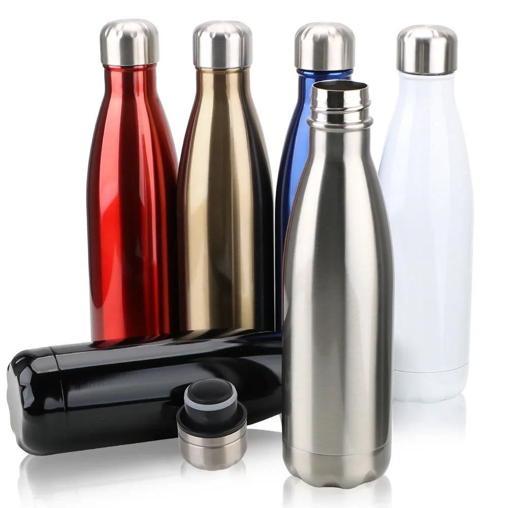 500ml Thermos For Sport Bottles Double-Wall Insulated Vacuum Flask BPA Free Thermos Stainless Steel Water Bottle Cola Water Beer - Gabriel