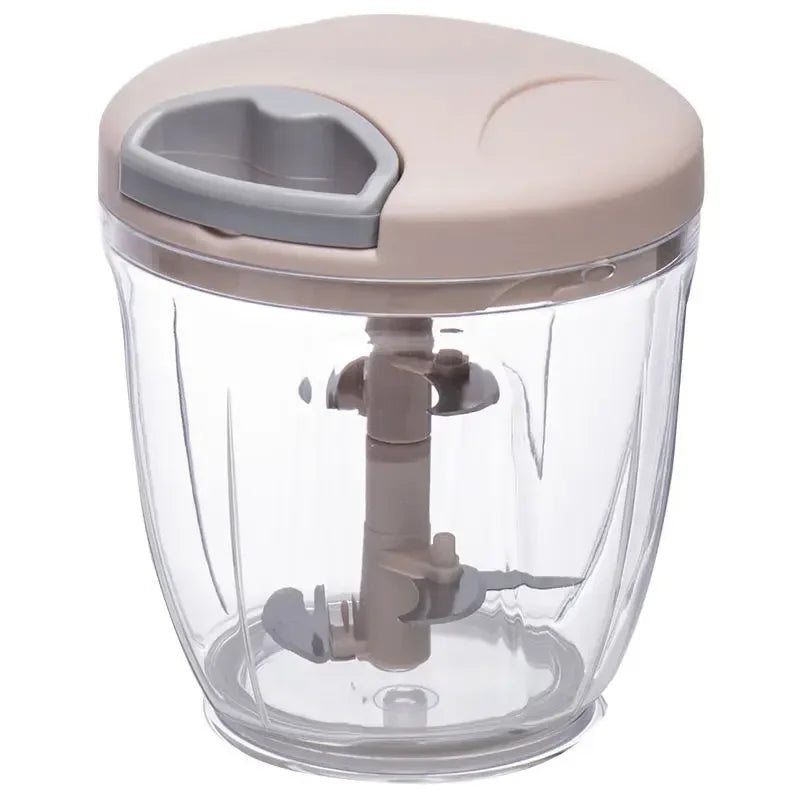 500/900ML Garlic Chopper Manual Rotate Vegetable Cutter Chopper Slicer Fruit Garlic Crusher Kitchen Gadget Blenders Meat Grinder