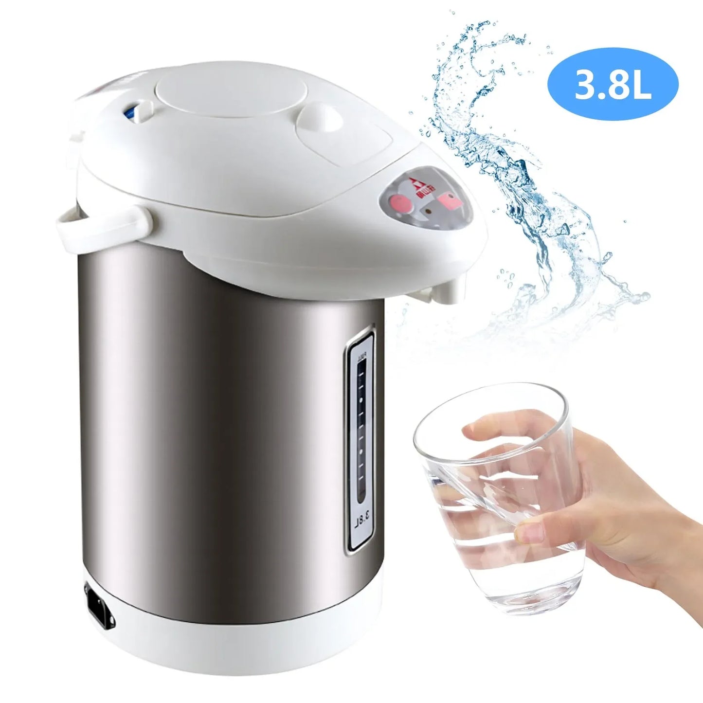 Thermo Pot Hot Water Thermos Dispenser For Office StainleSS Steel  Warm Function Double Stainless Steel Wall