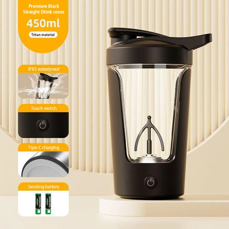 Xiaomi Shaker Cup USB-Lade-Shaker-Cup für Protein-Shaker, Mahlzeitenersatz-Shake, tragbarer Turnhallen-Wasserflaschen-Mischbecher, 450 ml