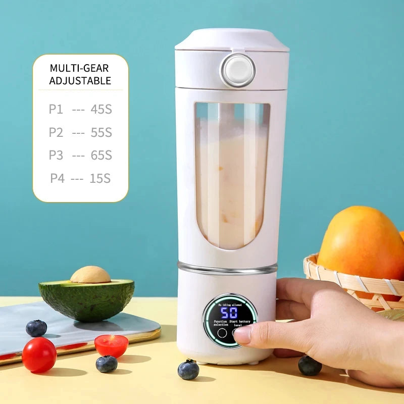 New Portable Juice Maker Blender for Shakes Smoothies 700ML Multiple Colors 12-Blades Fast Mixing 2 In 1 Blender Bottle Juicer