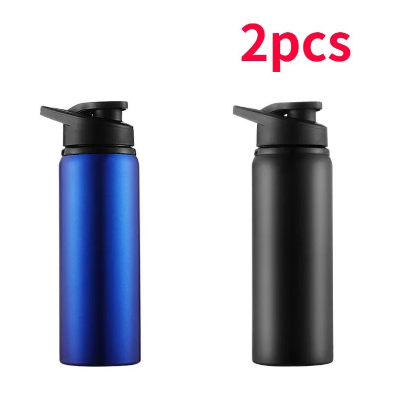 Portable Large Capacity Stainless Steel Portable Water Bottle Wide Mouth Vacuum Flask Thermos Fashionable Sports Travel