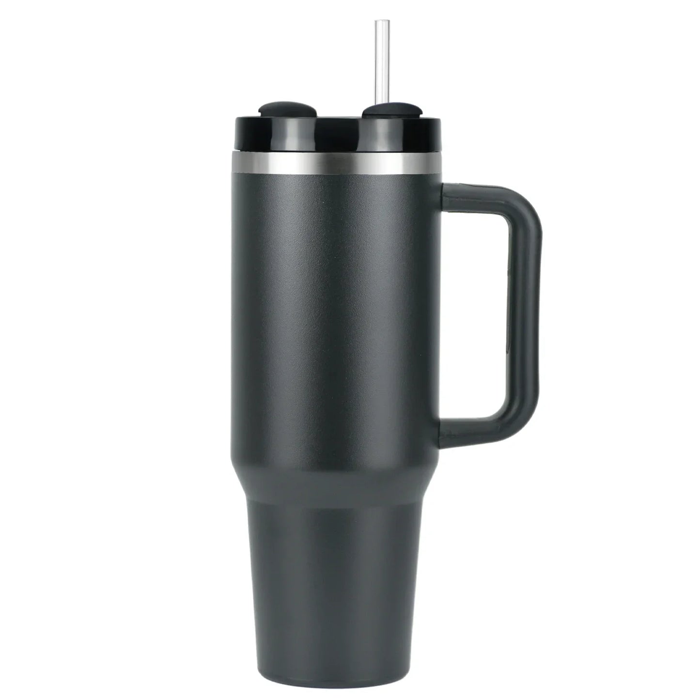 1pcs Watersy 40oz/1200ml Tumbler with Handle and Straw Lid Stainless Steel Keep Cold Vacuum Insulated Portable Car Travel Mug - Gabriel