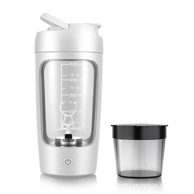 650ml USB Electric Portable Whey Protein Shaker bottle Fully Automatic Stirring Cup Rechargeable Gym BA Free Cocktail Blend