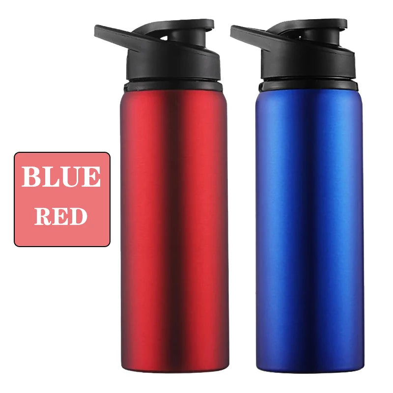 Portable Stainless Steel Water Bottle Bicycle Riding Drinking Water Bottle Outdoor Sport Travel Mug Metal Stainless Steel Bottle