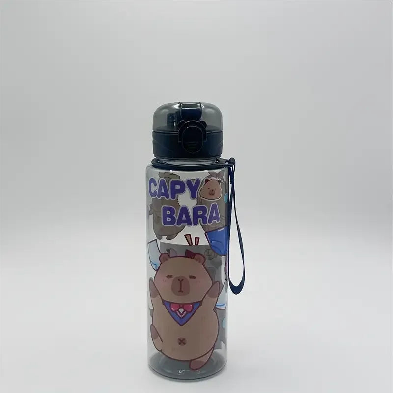 700ml Leak-Proof Water Bottle Visually Appealing Bear Water Bottle with Carry Strap - Portable for Sports &amp; Fitness BPA Free