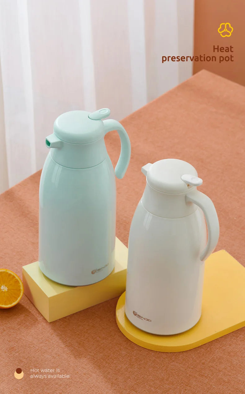 Insulation Kettle Household Long Term Insulation Thermos Bottle Large Capacity Glass Inner Leakproof Insulation Water Pot