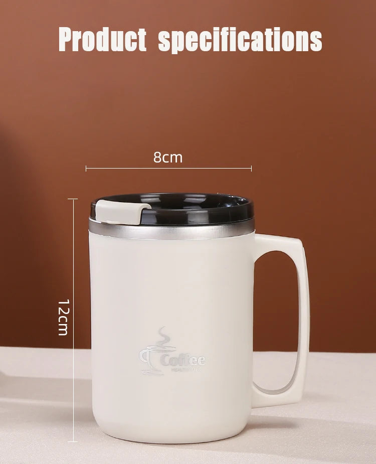 Milk Coffee Cup Stainless Steel Double Wall Thermal Insulated Water Cups and Mugs Metal Coffee Cup Mug