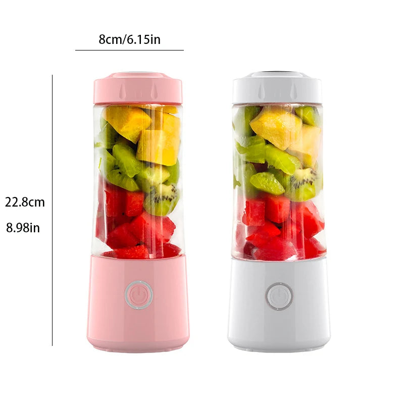 Portable juicer machine blender 400ML Usb Mini Blender Fresh Fruit Extractors Food Milkshake Multifunction Juice Machine