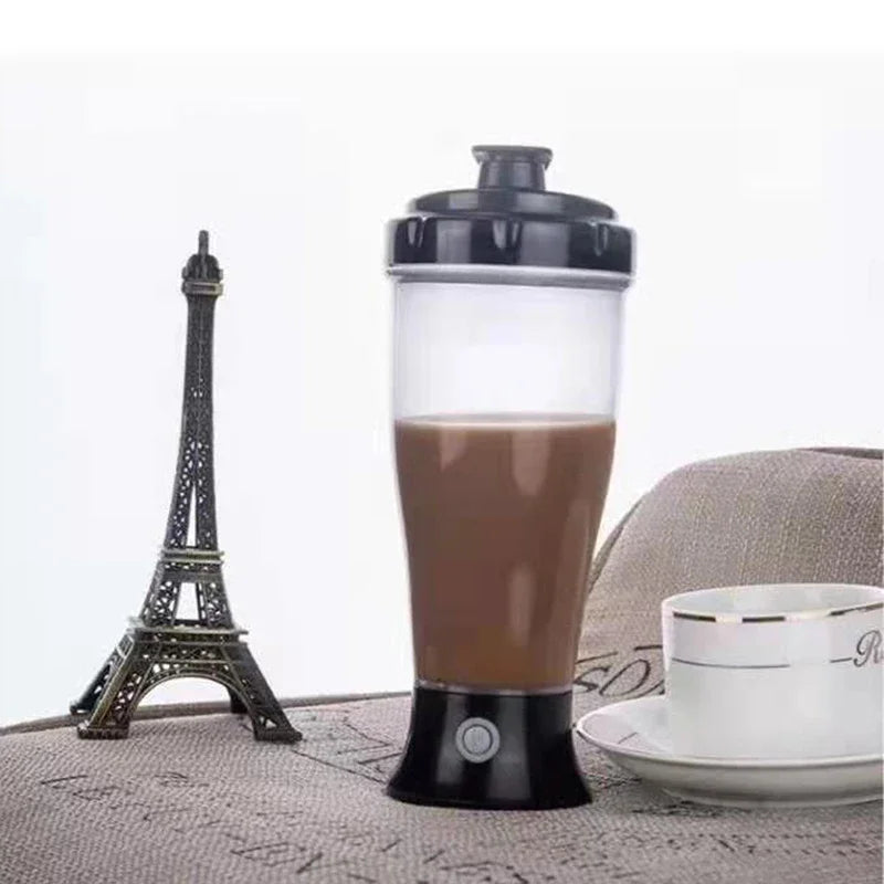 1pc Portable Electric Coffee Stirring Cup,Milk Protein Powder Shaker Cup,Plastic Water Bottle For Fitness, Gym, Sports,Lazy Cup