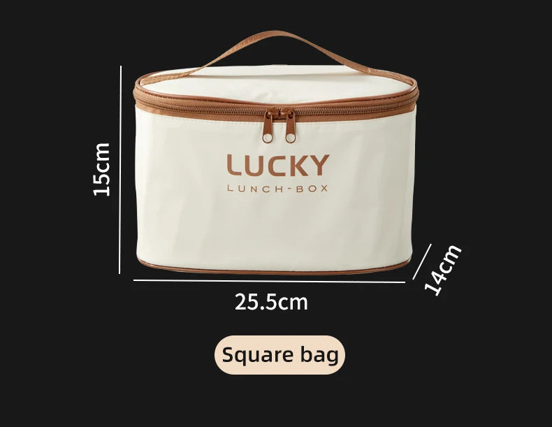 WORTHBUY 304 Stainless Steel Lunch Box Portable Leak Proof Food Container For Student Microwave Insulated Bento Box With Handle