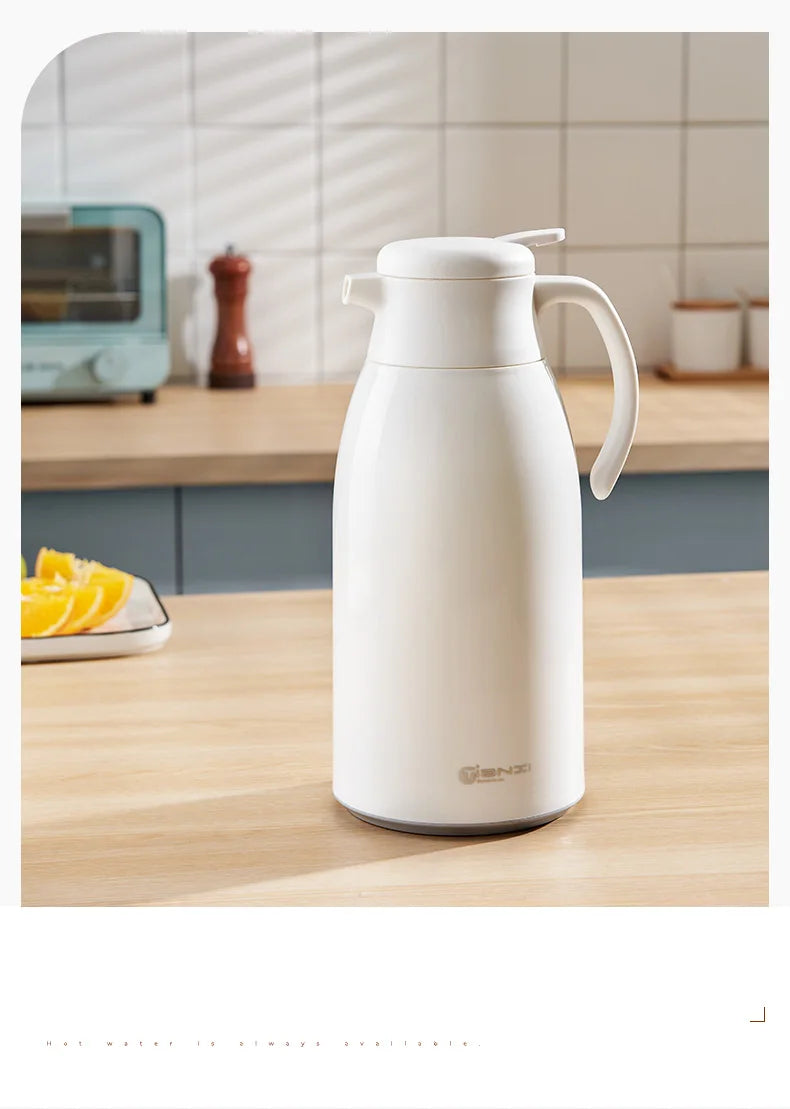 Insulation Kettle Household Long Term Insulation Thermos Bottle Large Capacity Glass Inner Leakproof Insulation Water Pot