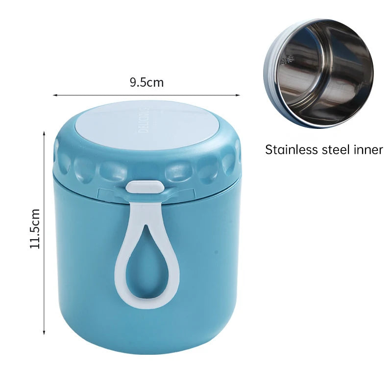 Insulated Food Thermal Jar Soup Cup Thermos Containers Vacuum Stainless Steel Lunch Box Thermo Keep Hot for School Children