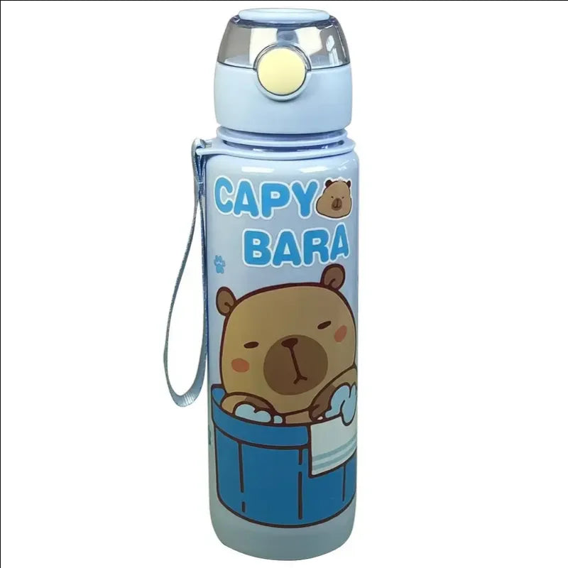 700ml Leak-Proof Water Bottle Visually Appealing Bear Water Bottle with Carry Strap - Portable for Sports &amp; Fitness BPA Free