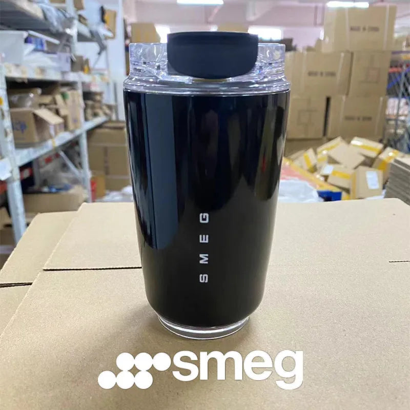 SMEG 240ML/350ML Coffee Mug Portable Ceramics Tumbler Thermos Water Bottle Travel Stainless Steel Car Vacuum Flasks Kett - Gabriel