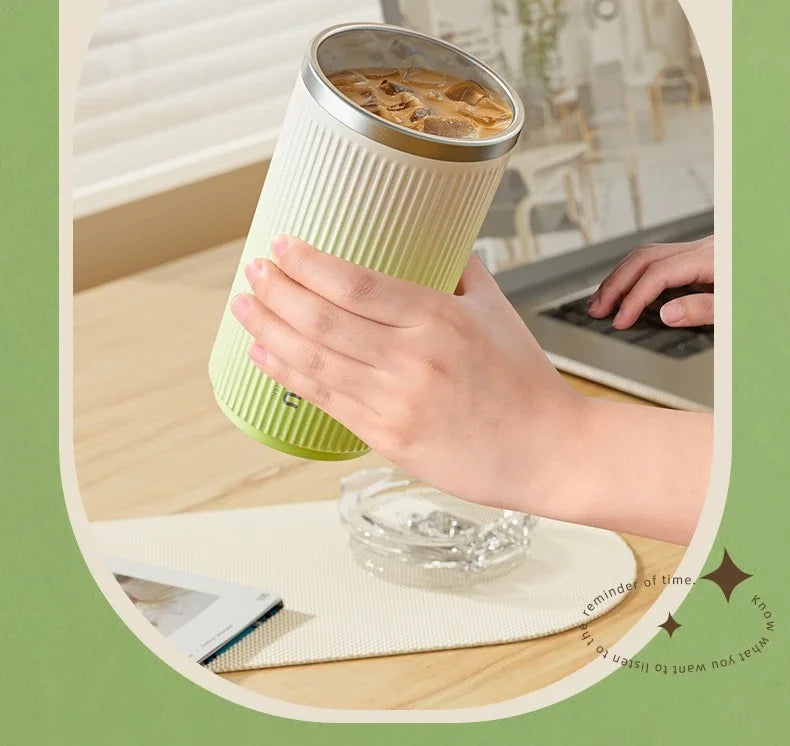 500 ml Wasserflasche Kaffeetasse Edelstahl Vakuumflaschen Becher Smart Automatischer Rührbecher Tragbare Outdoor Büro Business