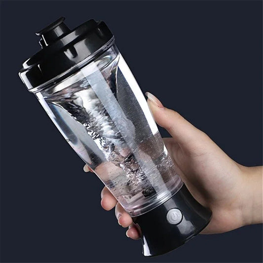 350 ml elektrischer Protein-Shaker-Mischbecher, automatischer, selbstrührender Wasserflaschenmixer, Trinkgeschirr mit Ein-Knopf-Schalter für das Fitnessstudio