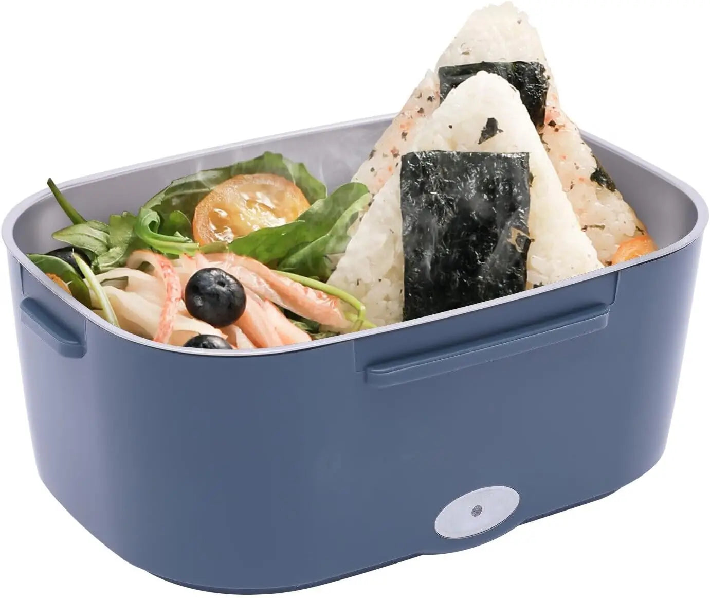 3-in-1 Electric Lunch Box 1.5L Portable Food Warmer with Vehicle Powering Cable and  Socket Powering Cable