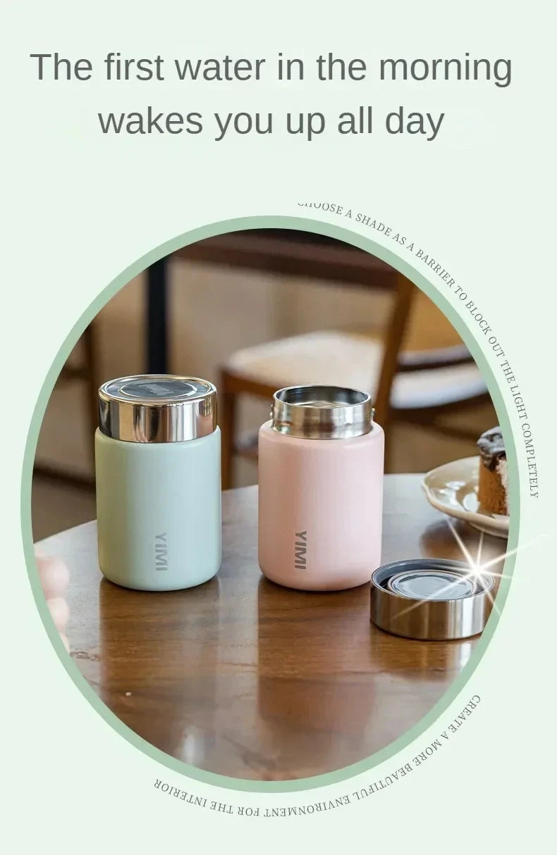 230ml Mini Stainless Steel 316 Thermos Mug Fashion Portable Pocket Vacuum Flask Coffee Tea Thermal Water Bottle Tumbler