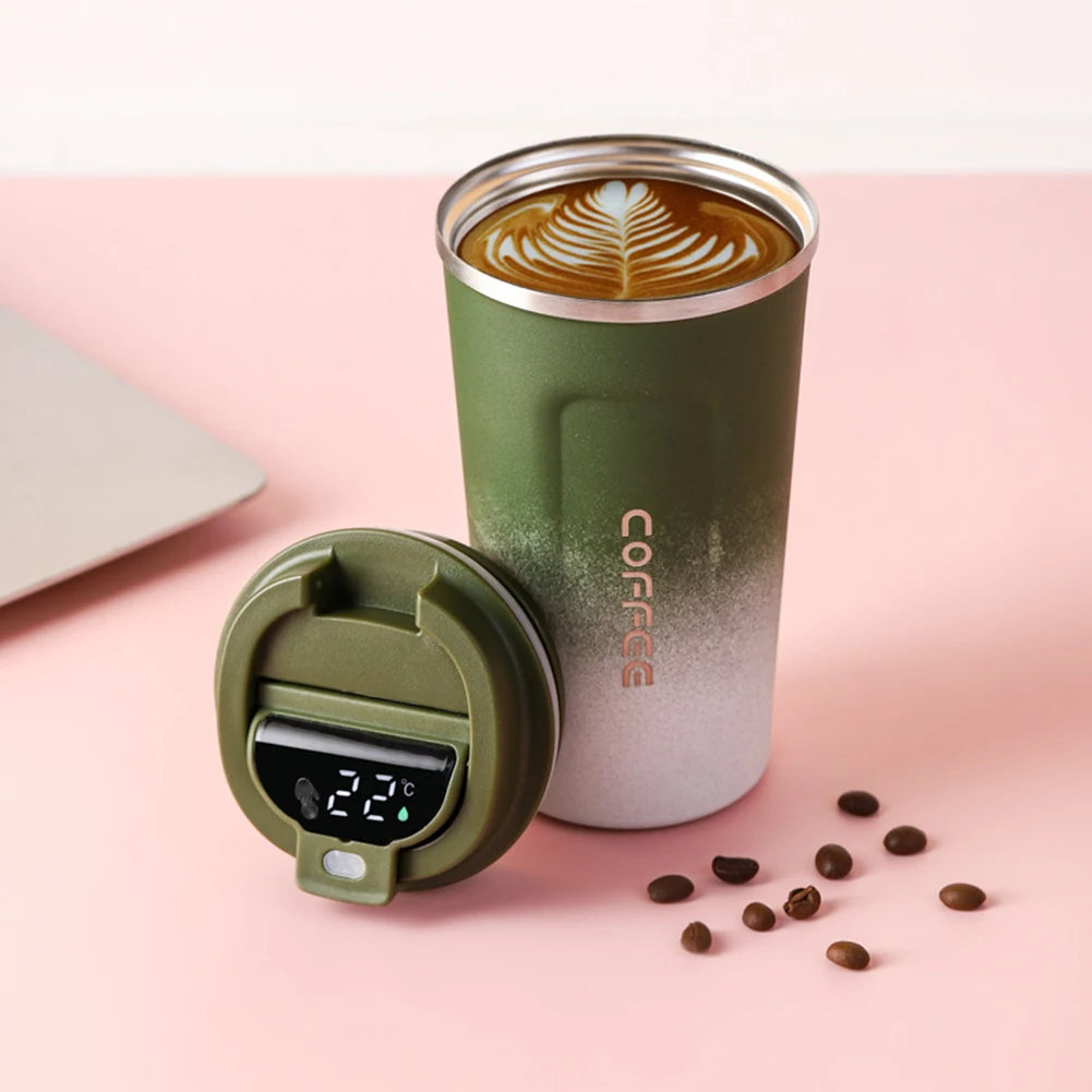 Thermal Coffee Mug Portable Stainless Steel Thermal Coffee Mug Leakproof Travel Camping Picnic Coffee Mug For Women Men