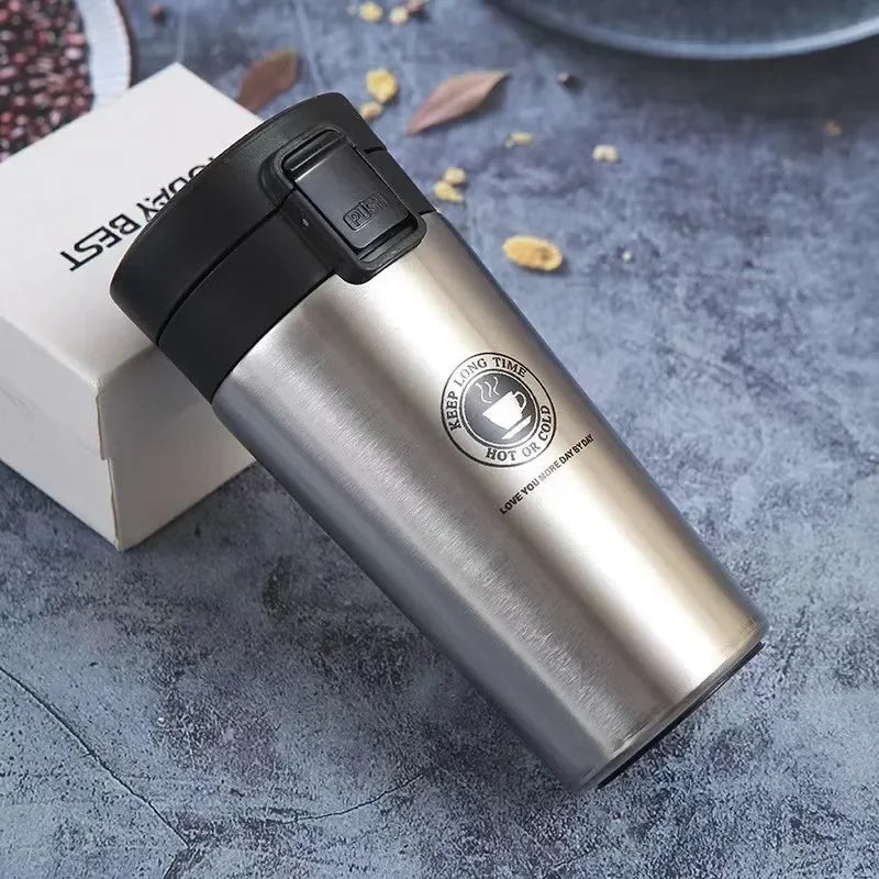 Thermal Mug Double Wall 304 Stainless Steel Coffee Cup Tea Vacuum Flask Thermos Water Bottle Leak-proof Thermos Mug Coffee