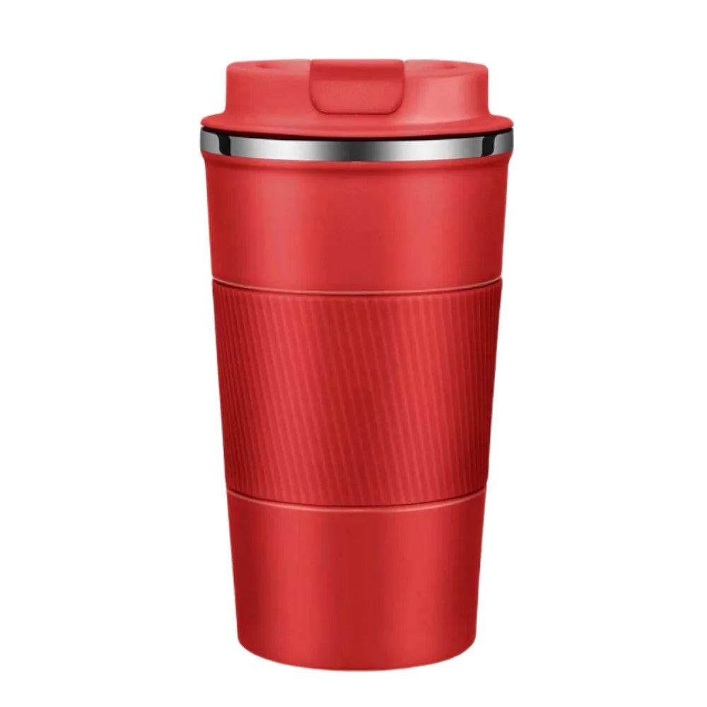 Stainless Steel Insulated Cup 12.85/17.25oz Double-layer Leak-Proof Travel Mug For Outdoor Sports Car Use Portable Vacuum Bottle