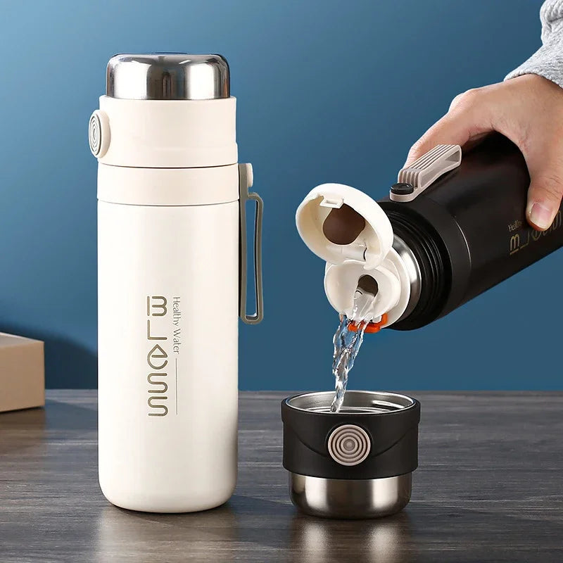 Thermos Bottle Stainless Steel Vacuum Gift Cup Household 500ml Office Coffee Milk Flask Water Bottle