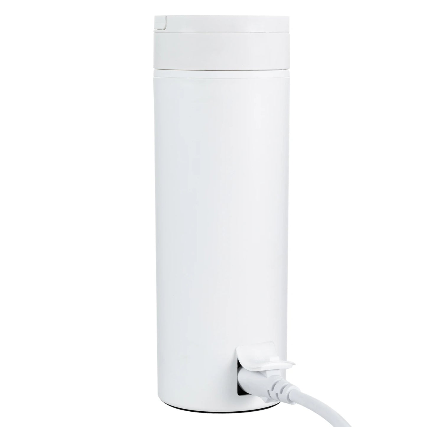 Small Travel Portable Electric Kettle, 500ml Mini Tea Kettle Hot Water Boiler 300W, Fast Boil 304 Stainless Steel White