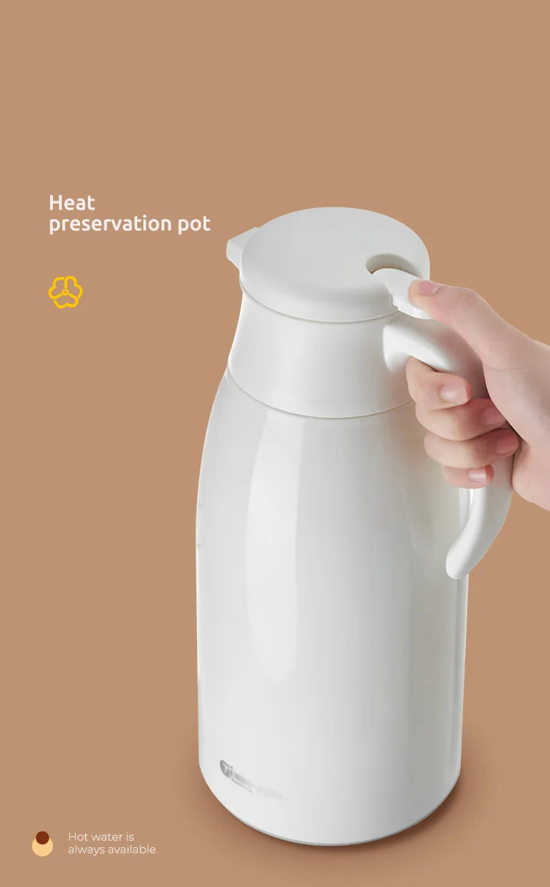 Insulation Kettle Household Long Term Insulation Thermos Bottle Large Capacity Glass Inner Leakproof Insulation Water Pot