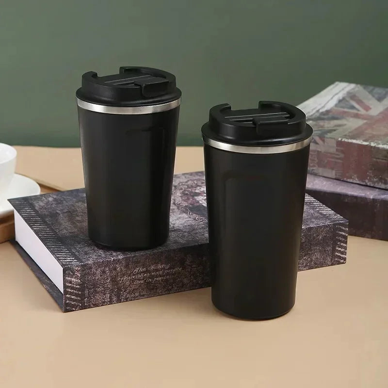 380/510ML Travel Stainless Steel Coffee Cup Thermal Mug Leak-Proof Thermos Bottle Tea Coffee Mug Vacuum Flask Insulated Cups Hot