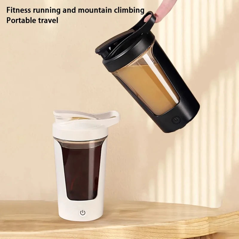 Xiaomi Shaker Cup USB-Lade-Shaker-Cup für Protein-Shaker, Mahlzeitenersatz-Shake, tragbarer Turnhallen-Wasserflaschen-Mischbecher, 450 ml