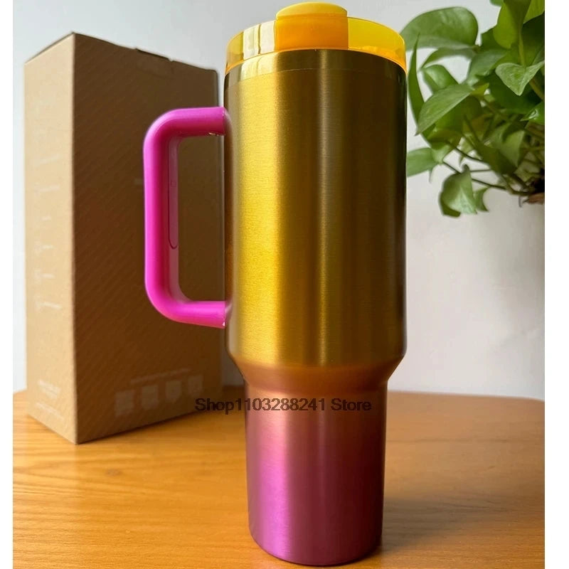 Tassen mit isolierglas aus edelstahl für die fahrt mit einem becher aus einer tasse Von 5-liter-tassen