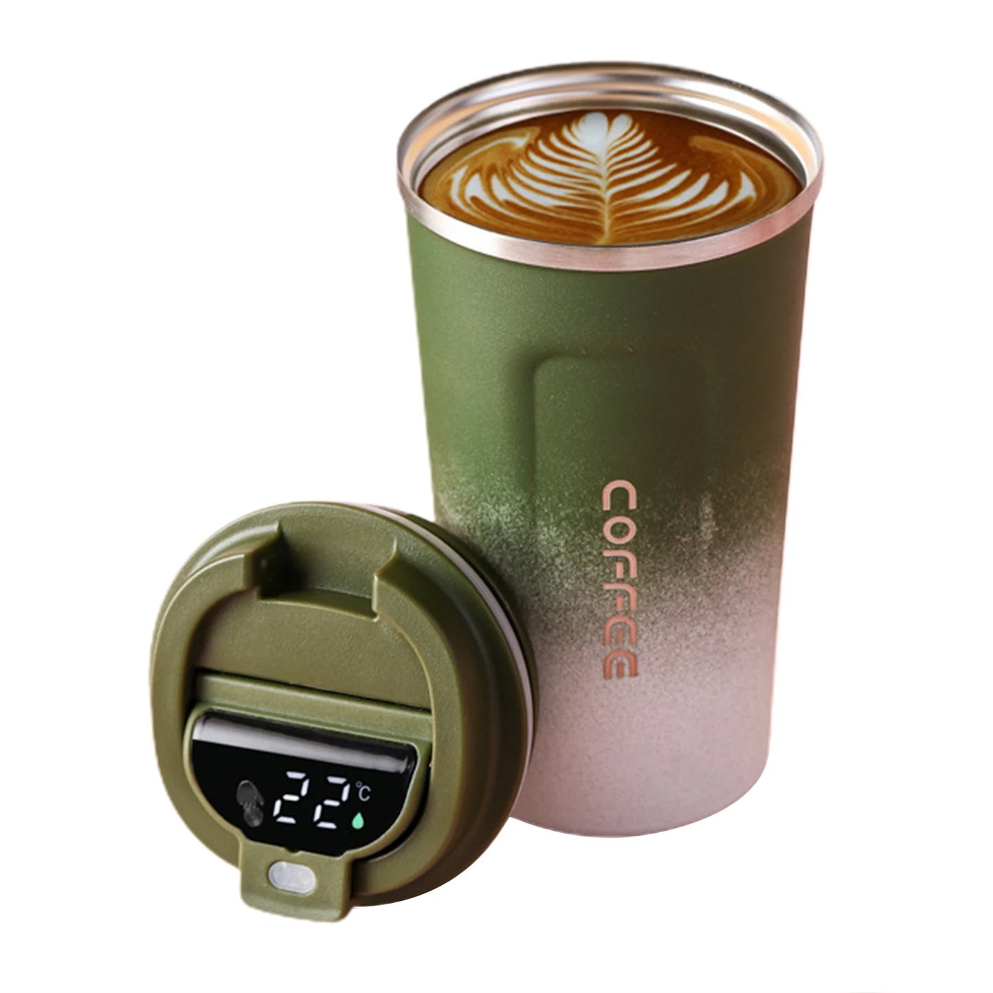 Thermal Coffee Mug Portable Stainless Steel Thermal Coffee Mug Leakproof Travel Camping Picnic Coffee Mug For Women Men