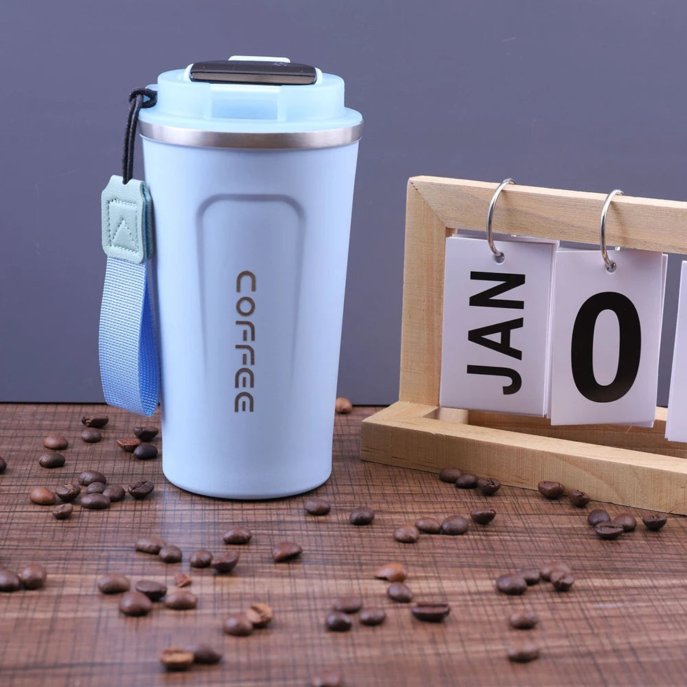 Thermal Coffee Mug Portable Stainless Steel Thermal Coffee Mug Leakproof Travel Camping Picnic Coffee Mug For Women Men