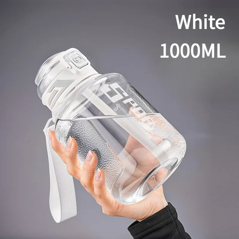 GIANXI Sport Water Bottle Large Capacity Thickened Cups Outdoor One Cover Double Drink Portable Sealed Leak-Proof Drinkware