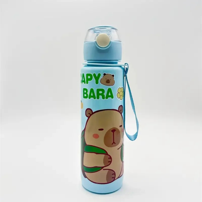 700ml Leak-Proof Water Bottle Visually Appealing Bear Water Bottle with Carry Strap - Portable for Sports &amp; Fitness BPA Free