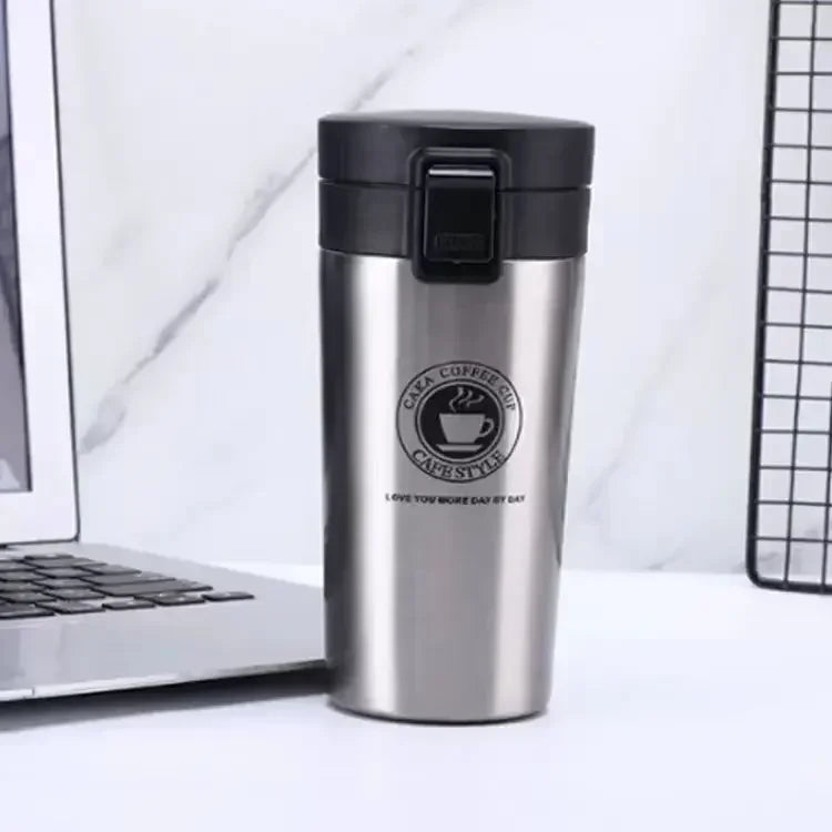 500ml Thermal Mug Double Wall 304 Stainless Steel Coffee Cup Vacuum Flask Thermos Water Bottle Tea Coffee Leak-proof Thermos Mug