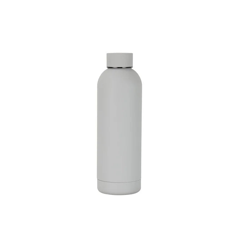 Neue Edelstahl 500ml Kleine Mund Flasche Outdoor Sport Auto Tragbare Thermos Tasse Kaltes Wasser Flasche