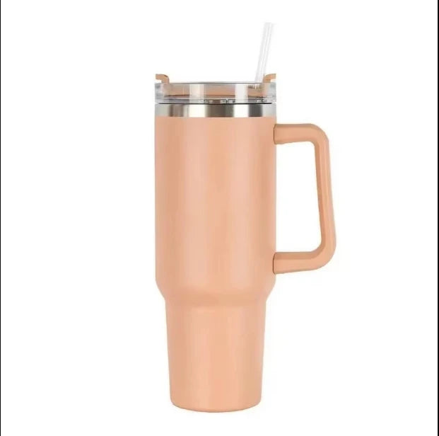 40oz 1200ML High Quality Insulated Tumbler with Handle Straw Double Wall Thermal Iced Travel Cup Coffee Cup Perfect Gift - Gabriel