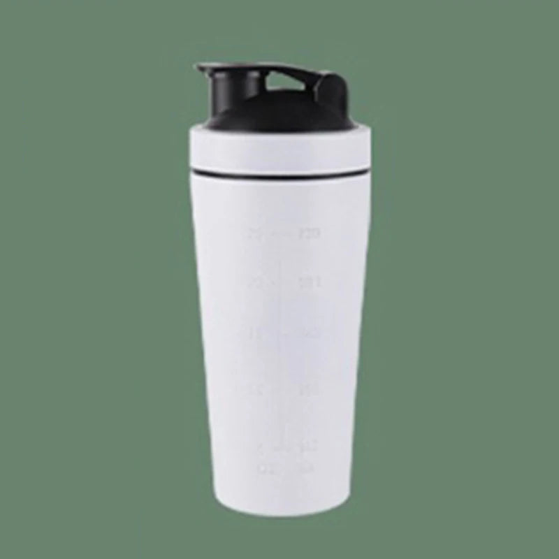 Stainless steel Shaker Bottle Portable protein powder shaker cup Sport Mug Leak Proof Outdoor Fitness Whey Shakes Cup with Scale