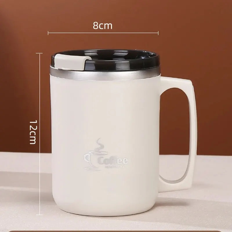 Milk Coffee Cup Stainless Steel Double Wall Thermal Insulated Water Cups and Mugs Metal Coffee Cup Mug