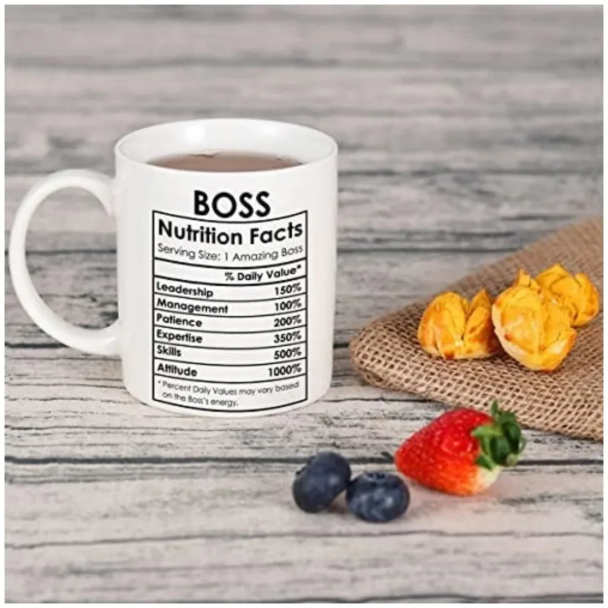 Boss Appreciation Gift Mugs For Best Boss Birthday Gifts for Women Birthday Gifts Novelty Coffee Ceramic Tea Cups White 11 oz - Gabriel