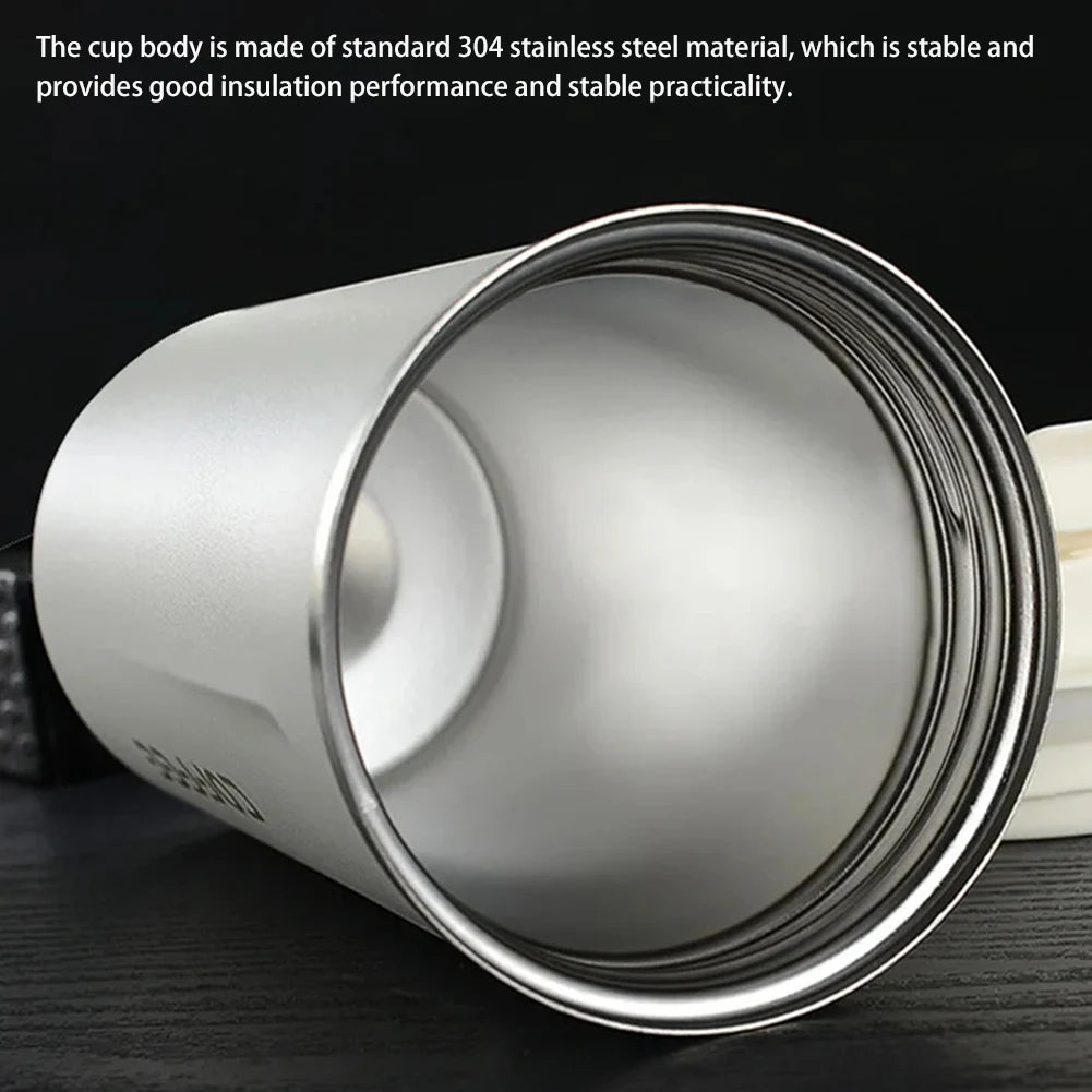 Thermal Coffee Mug Portable Stainless Steel Thermal Coffee Mug Leakproof Travel Camping Picnic Coffee Mug For Women Men