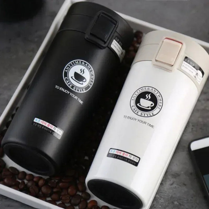 500ml Thermal Mug Double Wall 304 Stainless Steel Coffee Cup Vacuum Flask Thermos Water Bottle Tea Coffee Leak-proof Thermos Mug