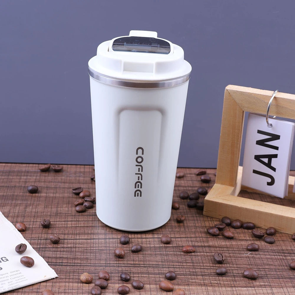 Thermal Coffee Mug Portable Stainless Steel Thermal Coffee Mug Leakproof Travel Camping Picnic Coffee Mug For Women Men