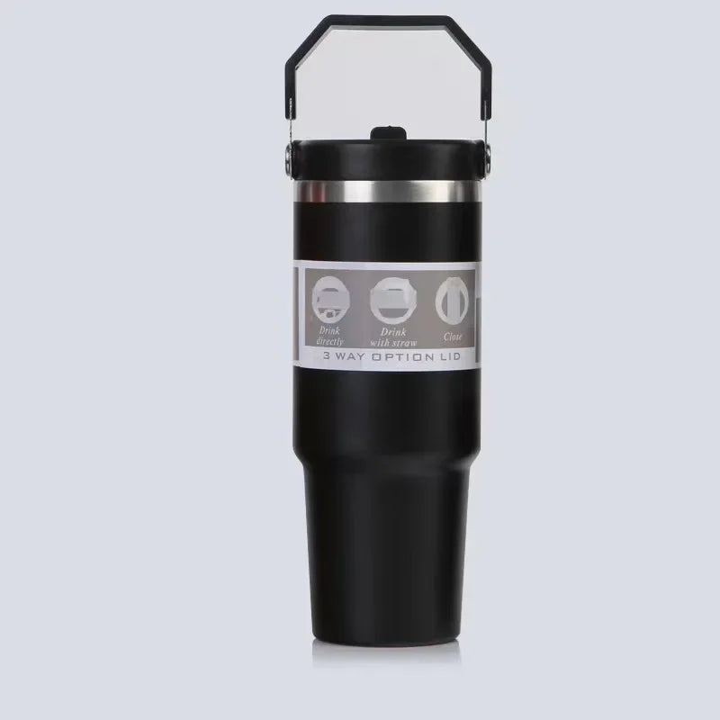 30oz Portable Ice Bullion Cup 304 stainless steel insulated cold coffee cup Portable car cup wholesale - Gabriel