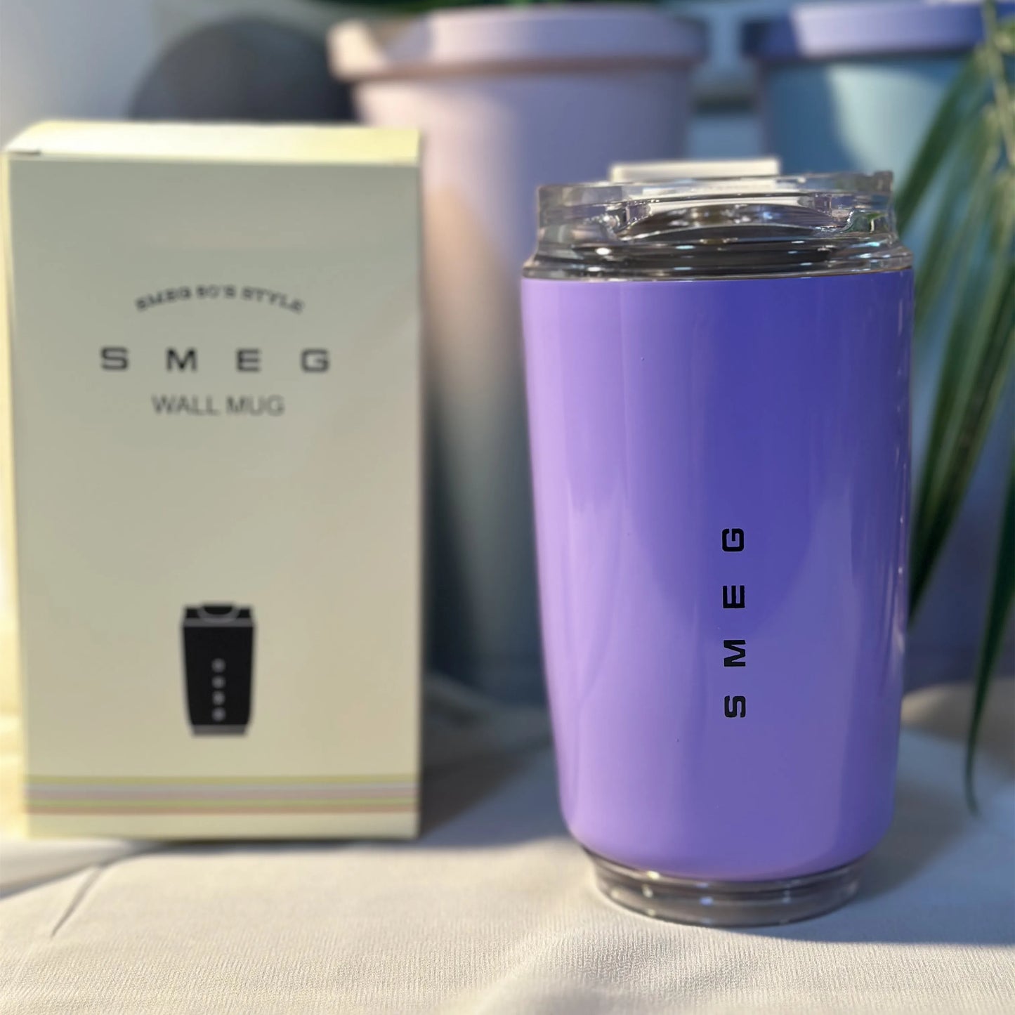 SMEG 240ML/350ML Coffee Mug Portable Ceramics Tumbler Thermos Water Bottle Travel Stainless Steel Car Vacuum Flasks Kett - Gabriel