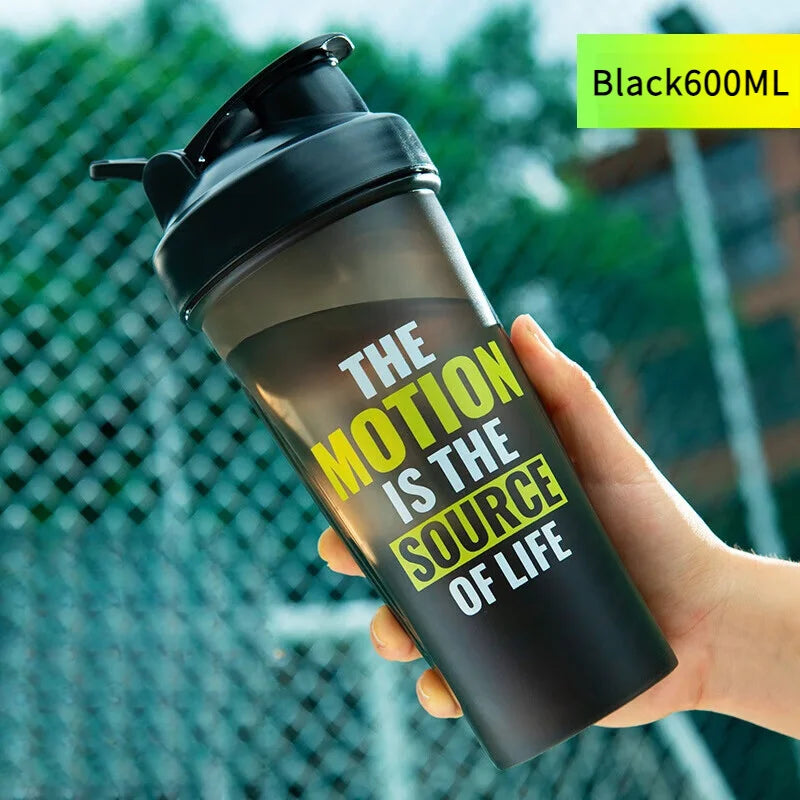 GIANXI Sports Water Bottle Large Capacity Thickened Portable Sports Water Cup With Graduated Fitness Seal Leak-Proof Shaker Cup