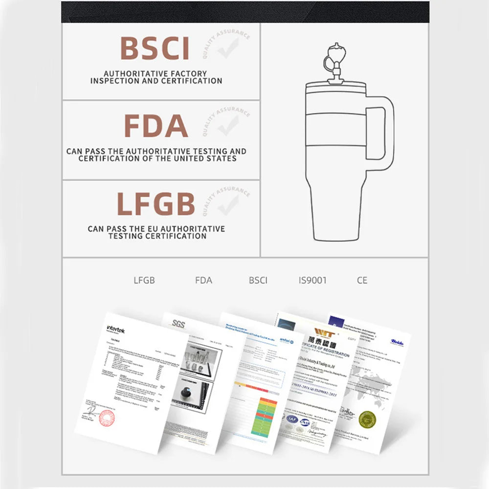 30oz/40OZ Edelstahlbecher Große Kapazität Thermoflasche Doppel-Vakuumflaschen Halten Sie kalt Thermosbecher DIY Geschenkbecher